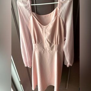Blush pink dress plus 3x-4x